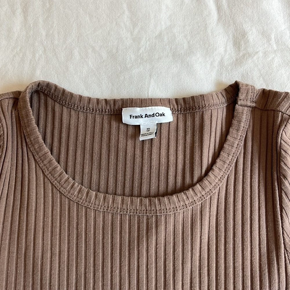 Frank And Oak Ribbed Tee (XS)